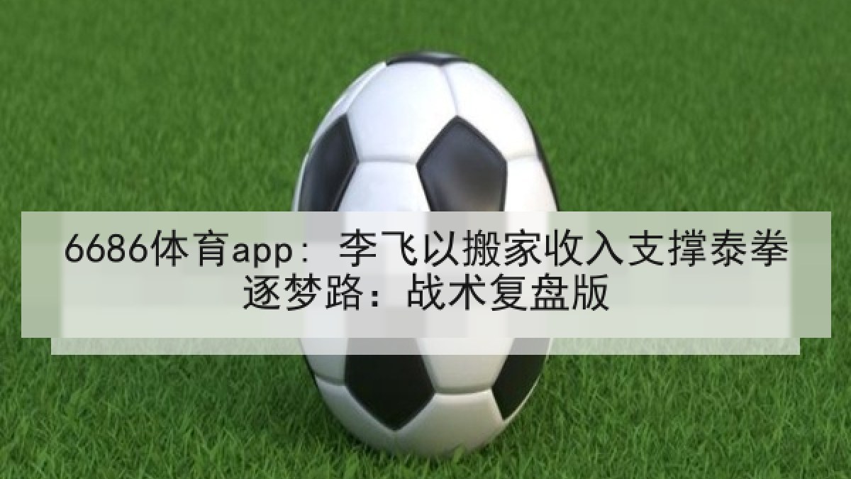 6686体育app: 李飞以搬家收入支撑泰拳逐梦路:战术复盘版